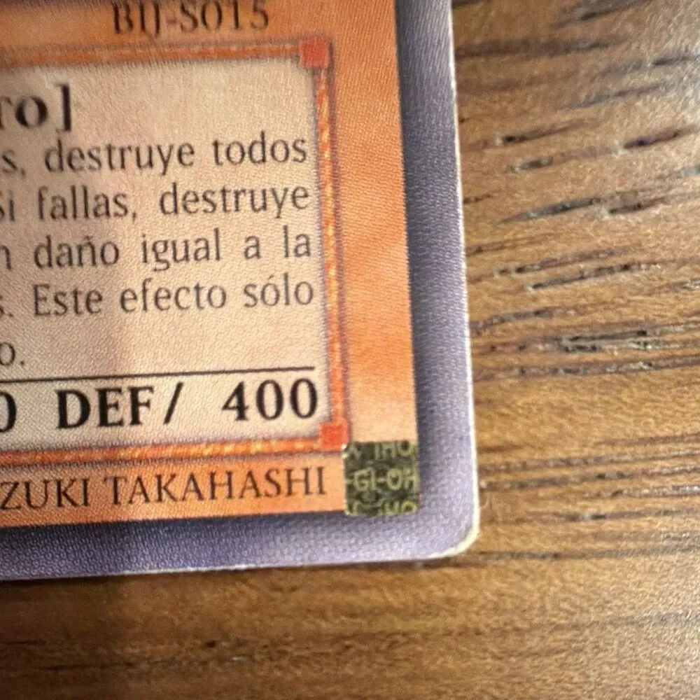 Konami Yu-Gi-Oh! TCG Time Wizard Mago del Tiempo BJI-S015 1st Ed Spanish